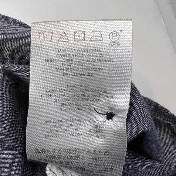 Volcom Shirt PS Womens Slim Fit Short Sleeve Striped Button Down Sz Petite Small - Picture 8 of 9